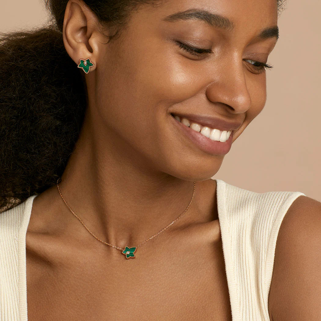 Malachite Bead Necklace