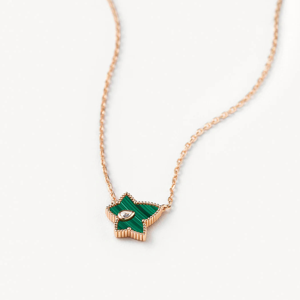 Malachite Bead Necklace